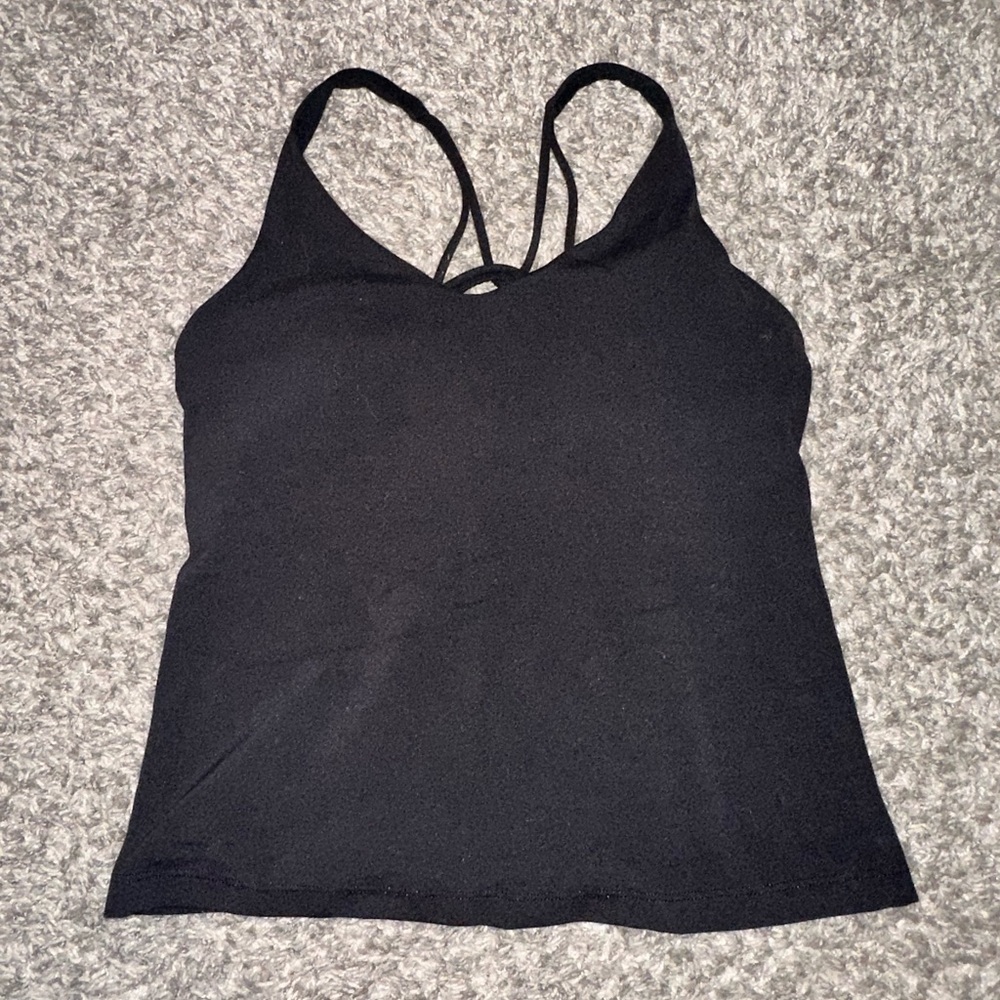 Athleta Black Strappy Camisole